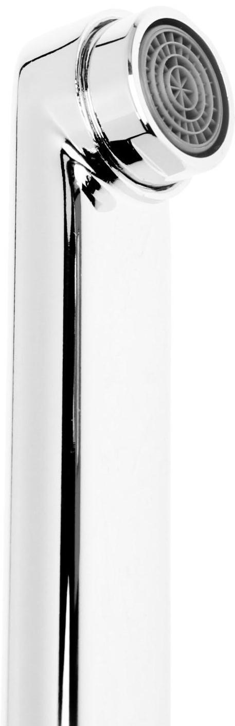 Смеситель для ванны Accoona A7140, однорычажный, излив 300 мм, с душевым набором, хром