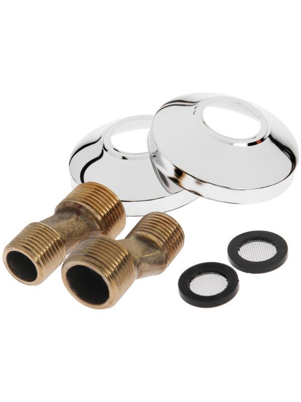 Смеситель для ванны Accoona A7140, однорычажный, излив 300 мм, с душевым набором, хром