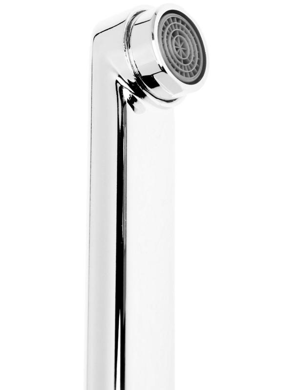 Смеситель для ванны Accoona A7140, однорычажный, излив 300 мм, с душевым набором, хром