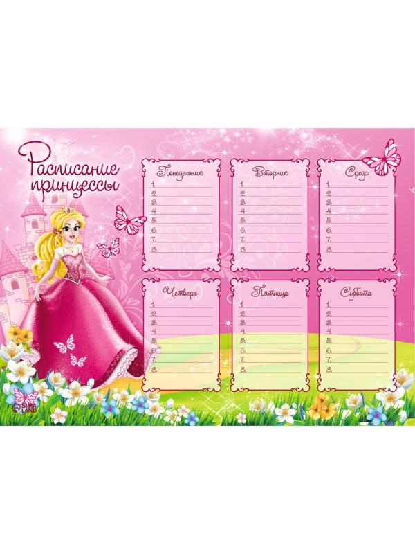 Расписание уроков А4 