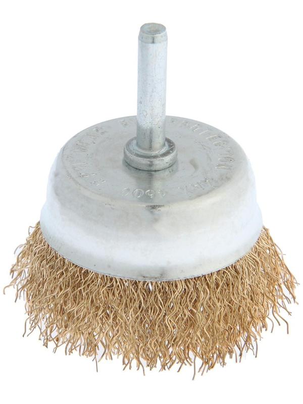 Щетка металлическая для дрели ТУНДРА, со шпилькой, 