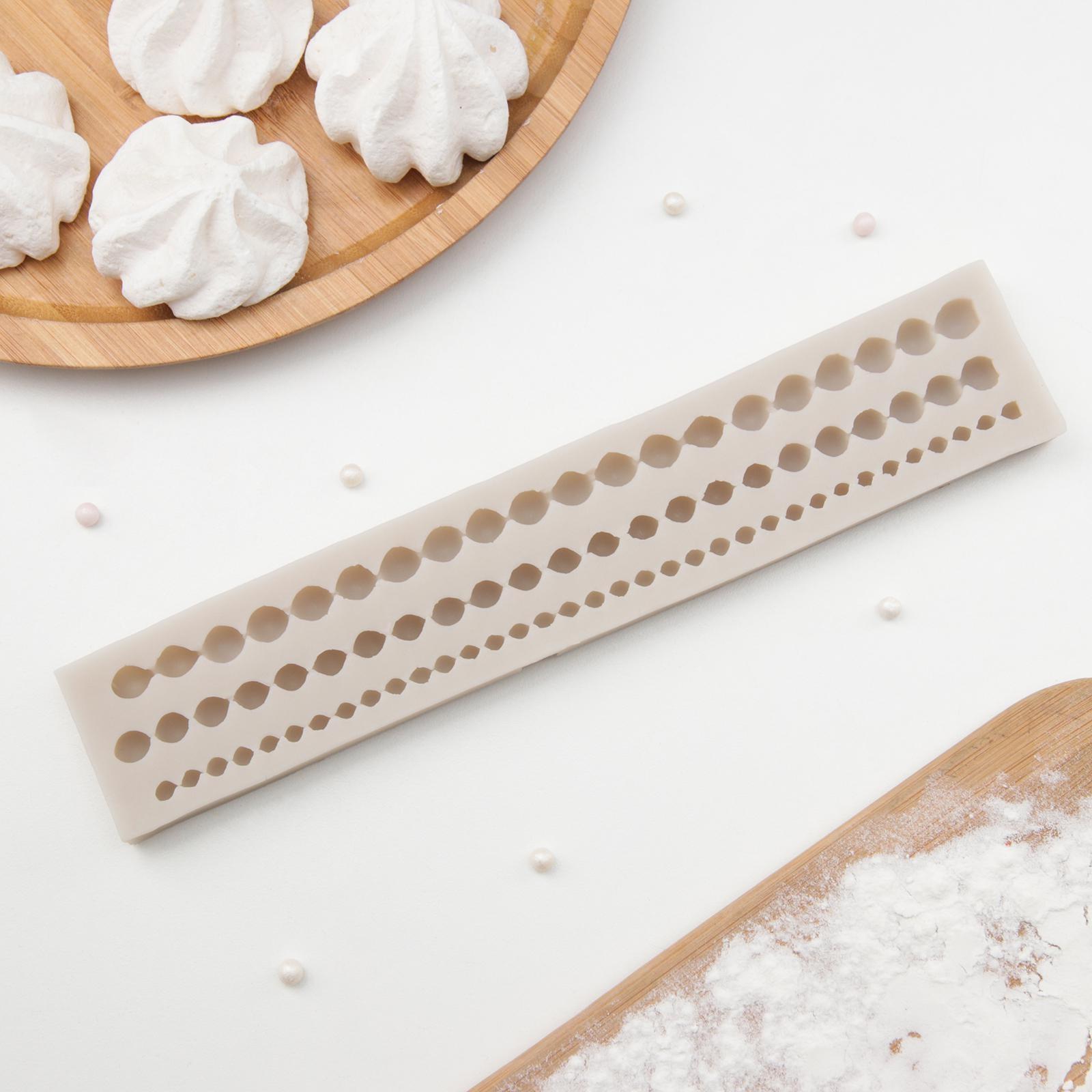 Молд «Жемчужная нить», 23×4 см, цвет МИКС