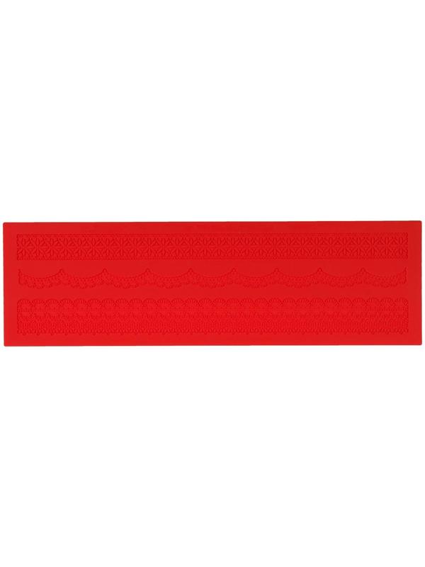 Коврик для айсинга силиконовый Доляна «Ретро», 40×12 см, цвет МИКС