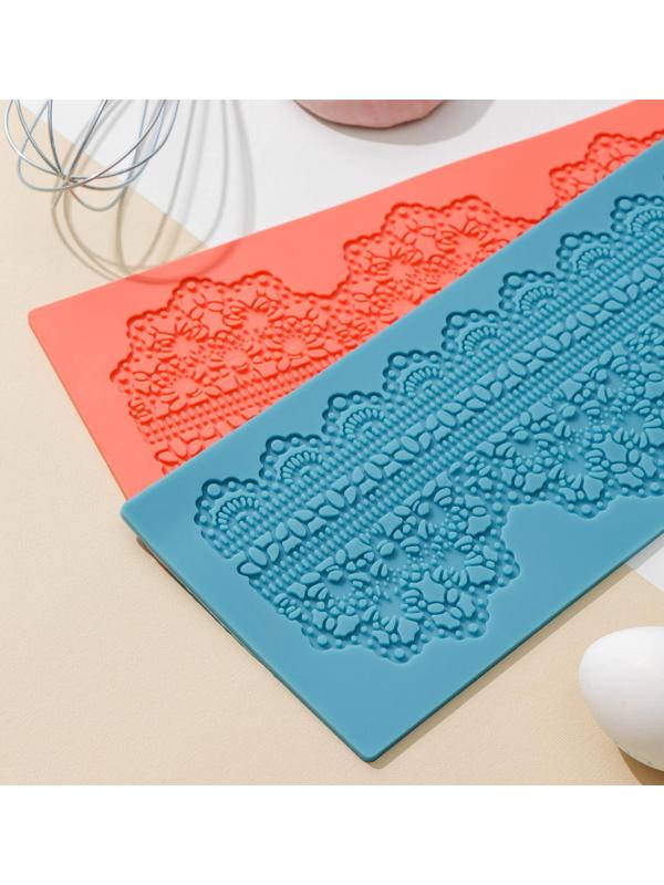 Коврик для айсинга силиконовый Доляна «Ажурный пояс», 40×13 см, цвет МИКС