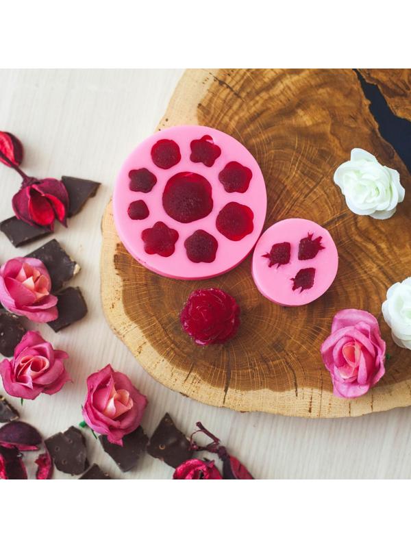 Молд «Круговорот роз», 9,5 см, цвет МИКС