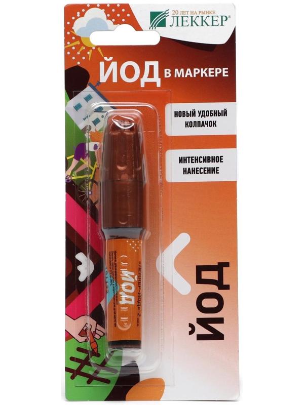 Йод Lekker, маркер, тип-3, 5%, 5 мл
