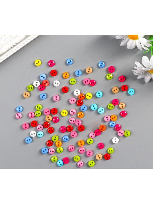 Пуговицы пластик для творчества 2 прокола 