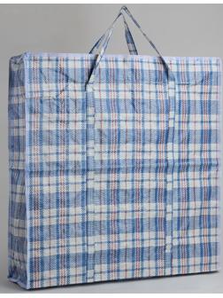 Сумка хозяйственная на молнии, 47 л, цвет синий