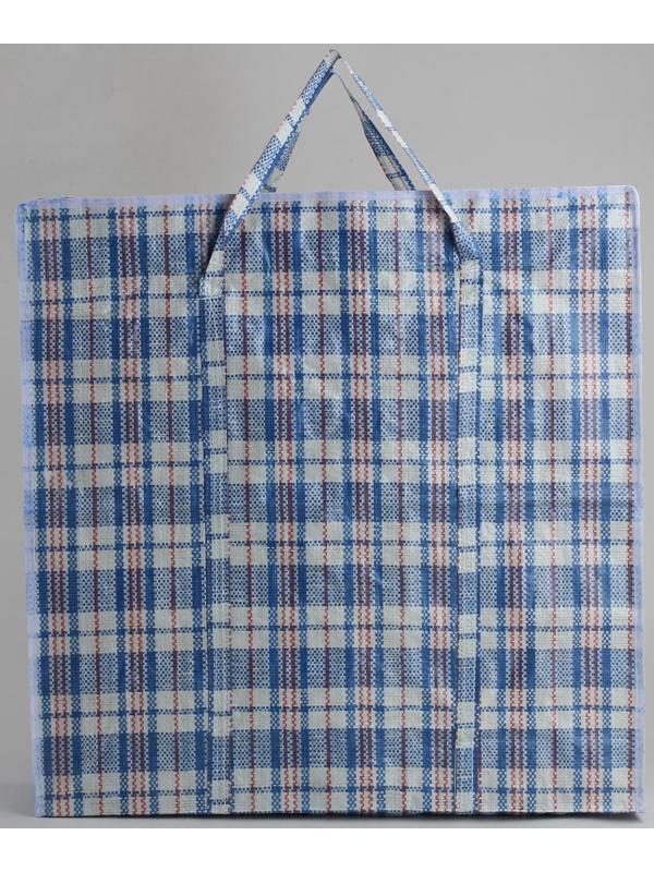 Сумка хозяйственная на молнии, 47 л, цвет синий