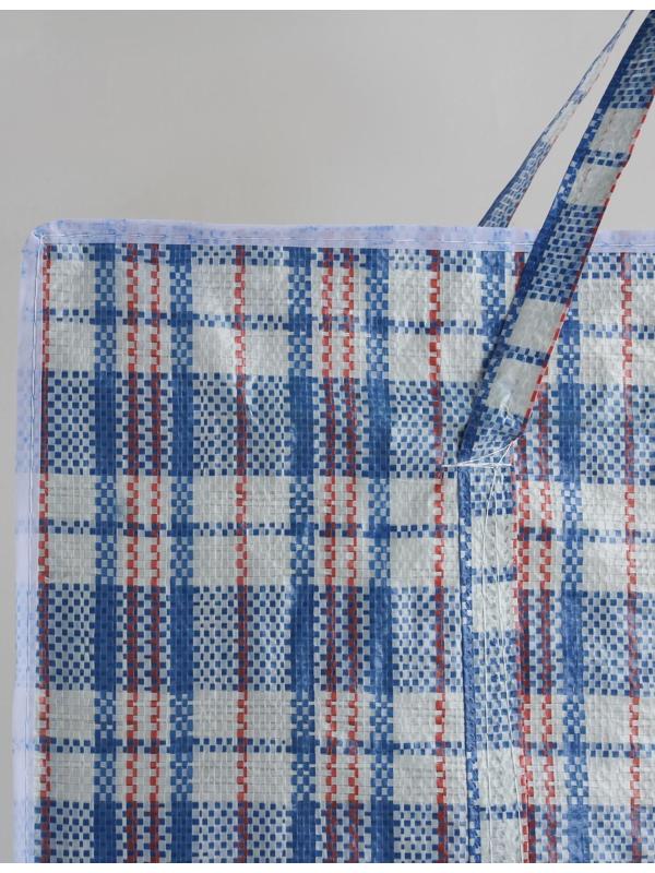 Сумка хозяйственная на молнии, 47 л, цвет синий