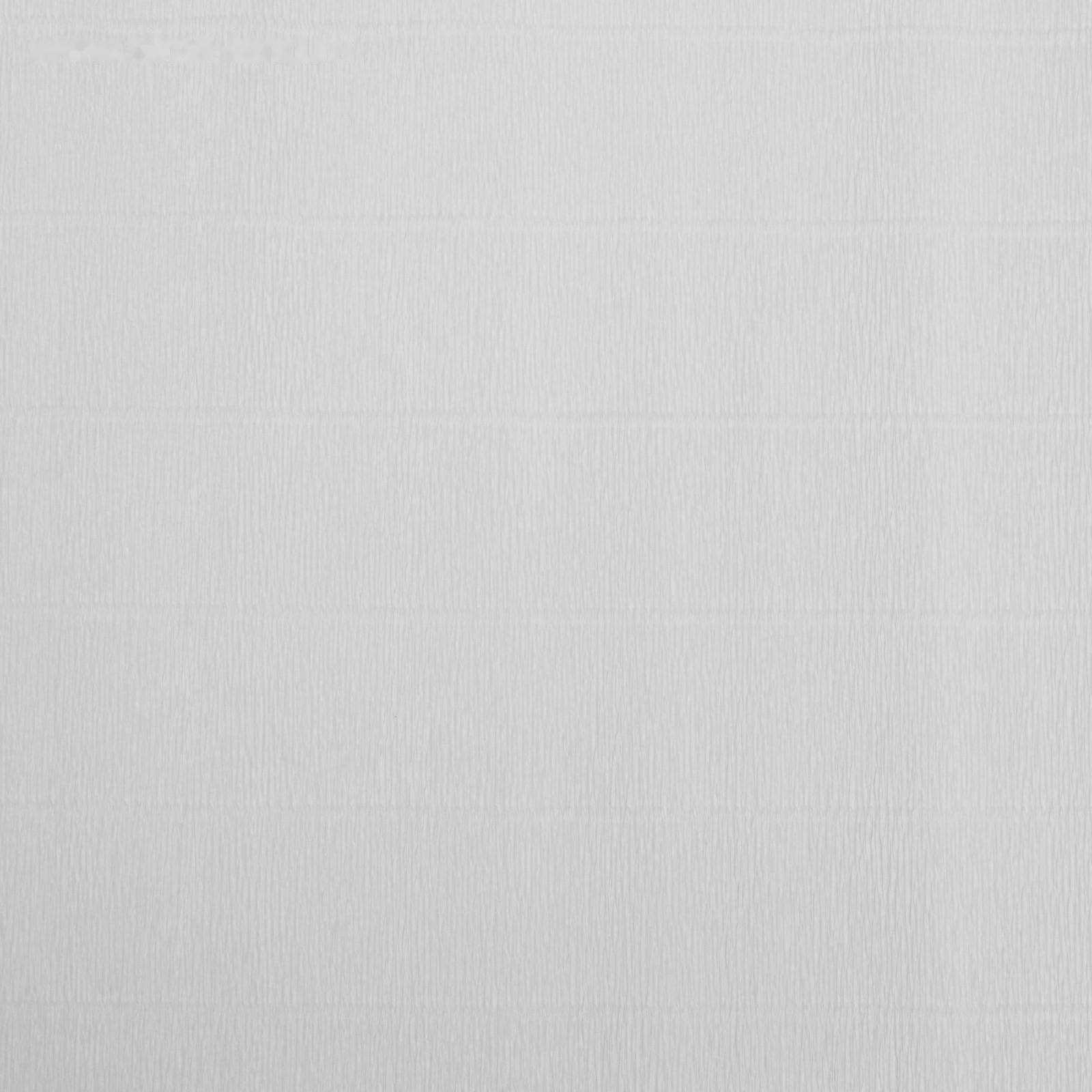 Бумага для упаковок и поделок, гофрированная, белая, однотонная, двусторонняя, рулон 1 шт., 0,5 х 2,5 м