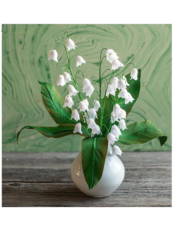 Бумага для упаковок и поделок, гофрированная, белая, однотонная, двусторонняя, рулон 1 шт., 0,5 х 2,5 м