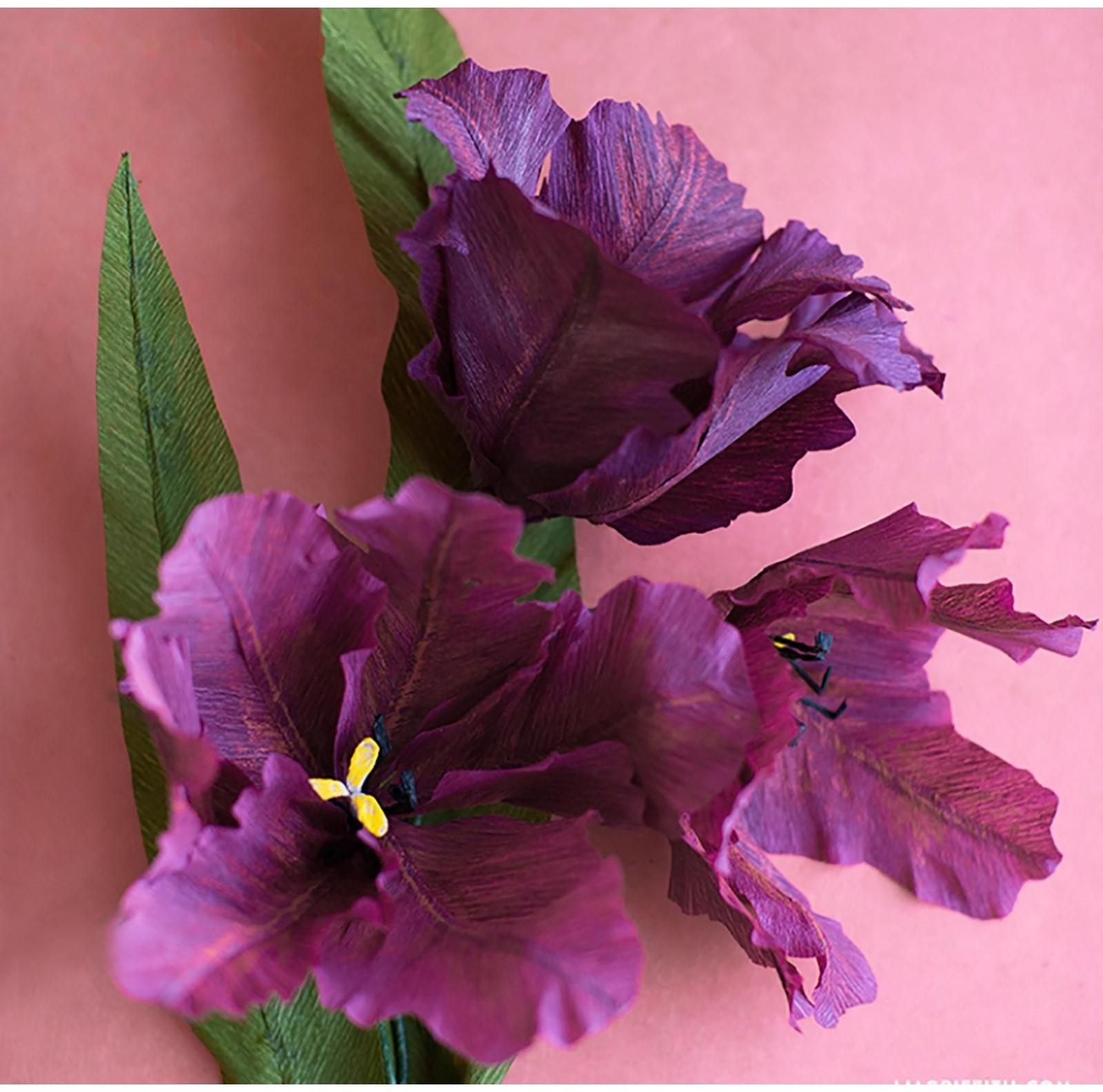 Бумага для упаковок и поделок, гофрированная, травяная, зеленая, однотонная, двусторонняя, рулон 1 шт., 0,5 х 2,5 м