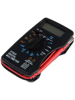 Мультиметр ТУНДРА mini, DT-83C, ACV/DCV, DCA, 200-2МΩ, проверка батареек 9V