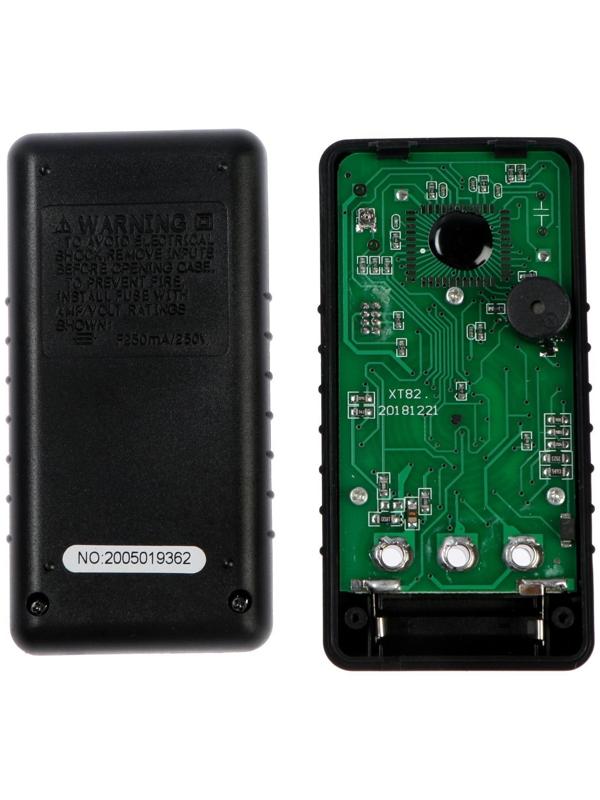 Мультиметр ТУНДРА mini, DT-182, ACV/DCV, DCA, 200-200MΩ, проверка батареек 1.5 и 9V