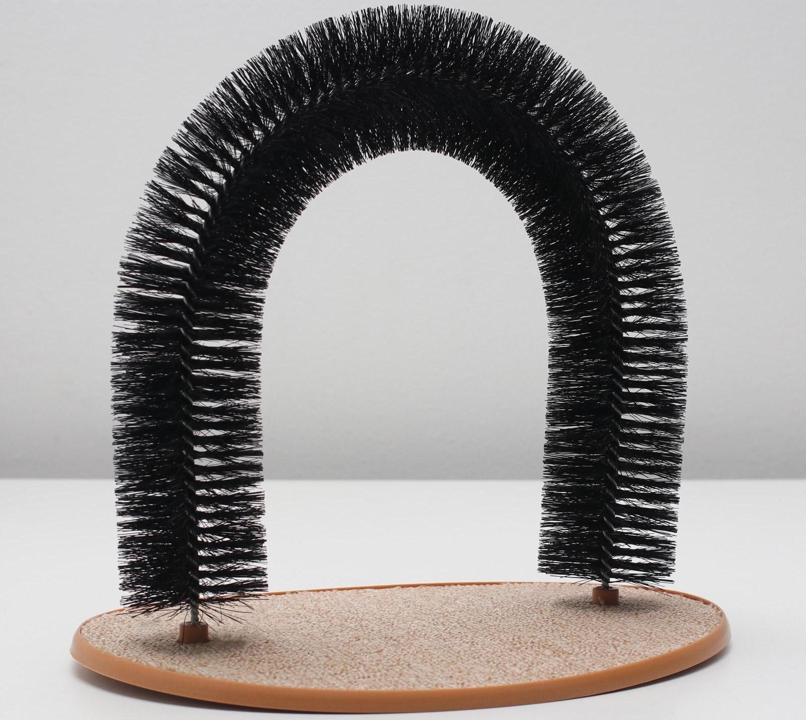 Комплекс для кошек с когтеточкой и аркой-чесалкой