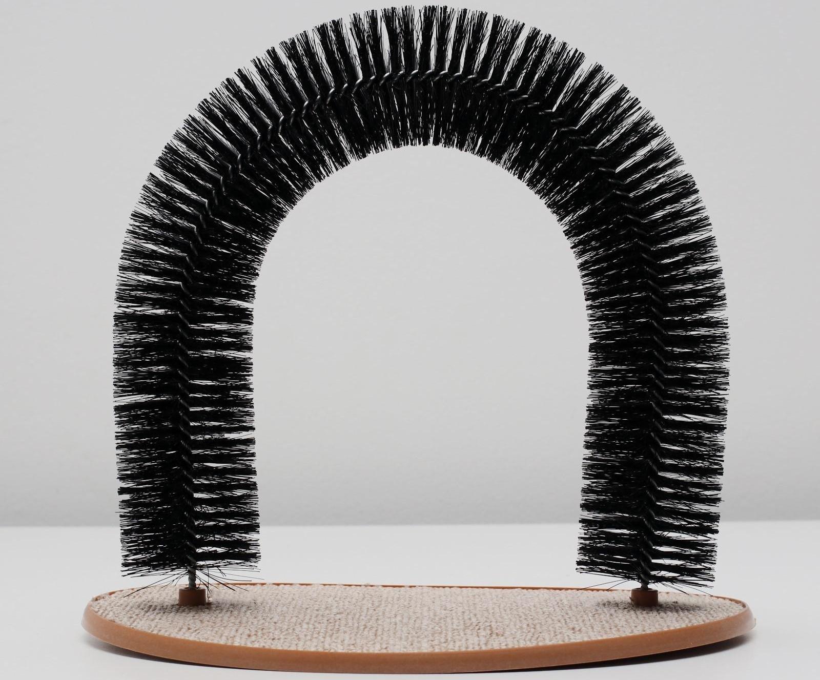 Комплекс для кошек с когтеточкой и аркой-чесалкой