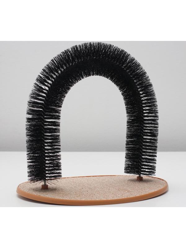 Комплекс для кошек с когтеточкой и аркой-чесалкой