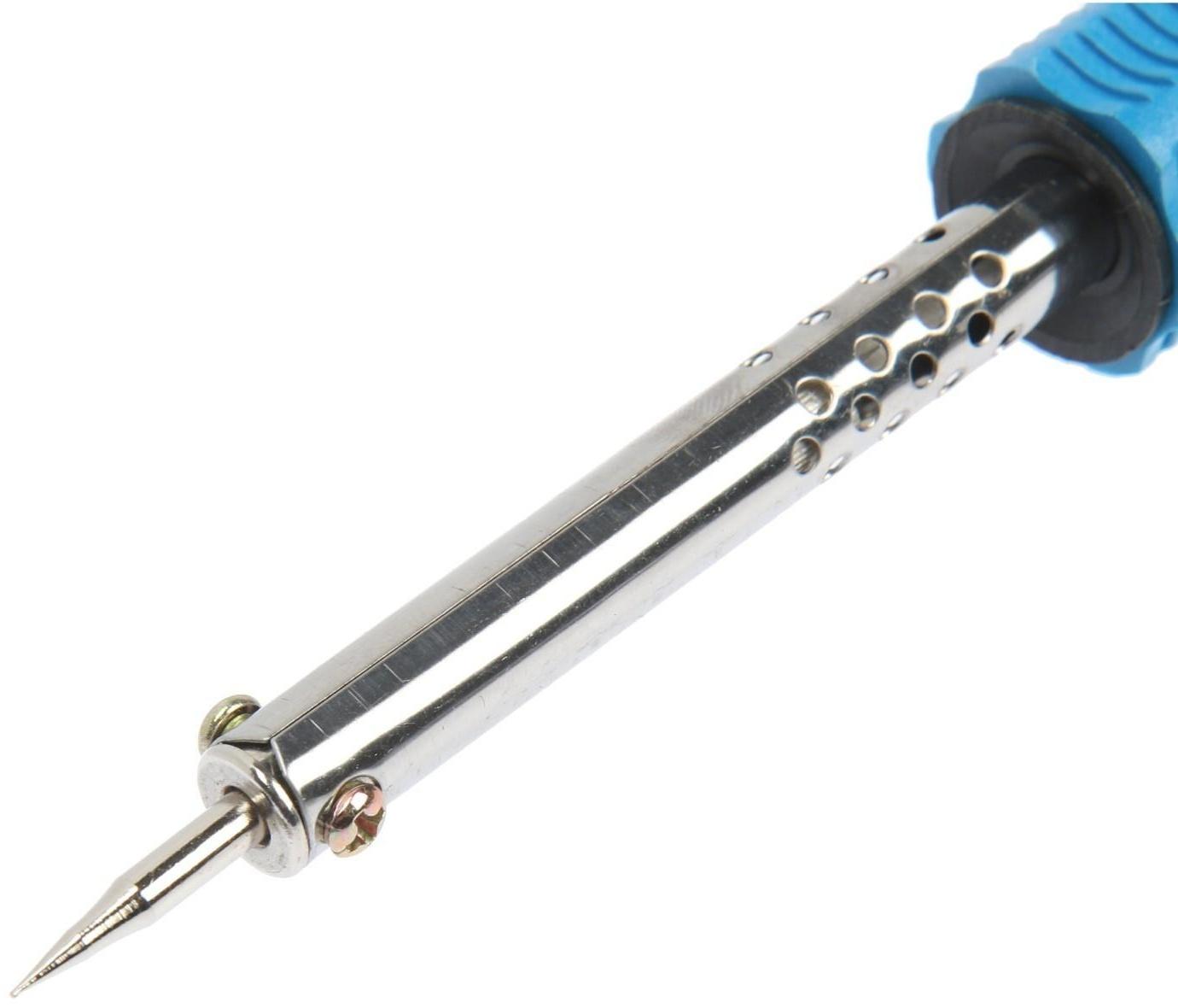 Паяльник ТУНДРА, пластиковая рукоятка, 30 Вт, 220 В