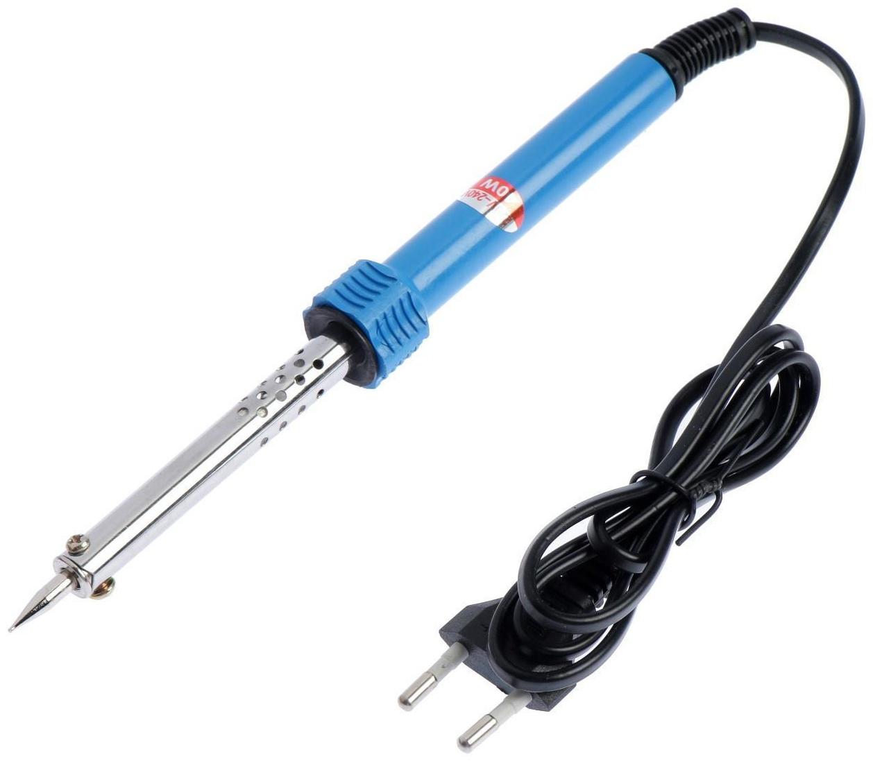 Паяльник ТУНДРА, пластиковая рукоятка, 40 Вт, 220 В