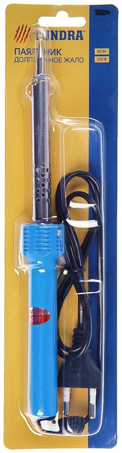 Паяльник ТУНДРА, пластиковая рукоятка, 60 Вт, 220 В