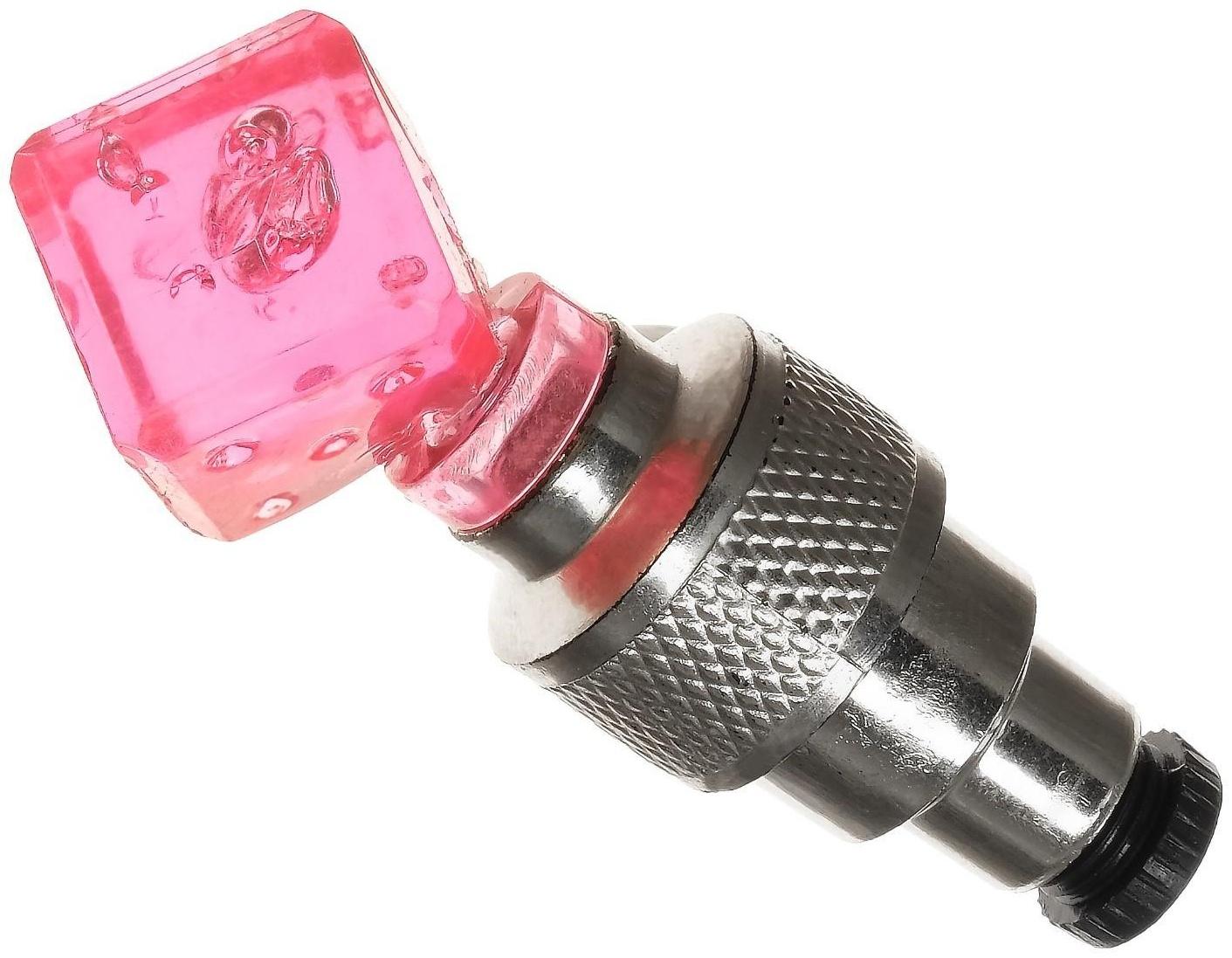 Светящийся колпачок на вентиль Cartage, микс, набор 2 шт