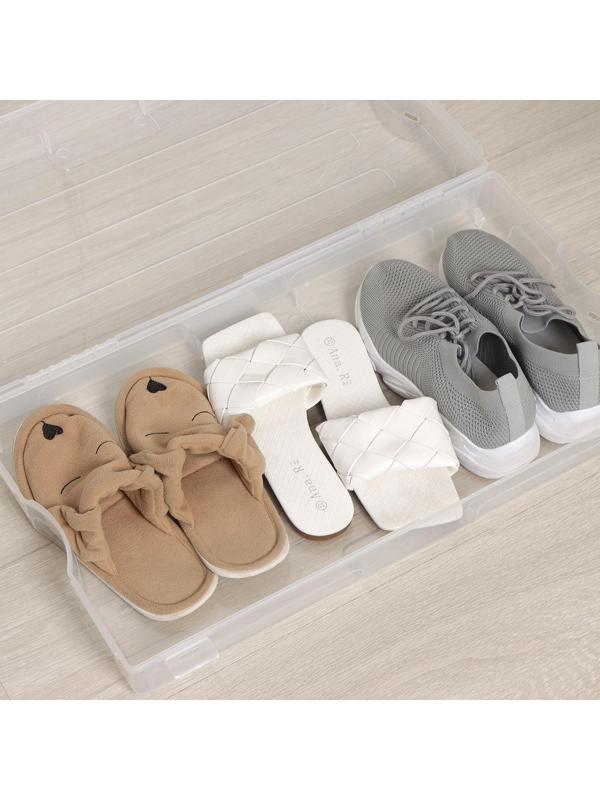 Короб для хранения обуви «Реноме», 61×34×13 см, цвет прозрачный