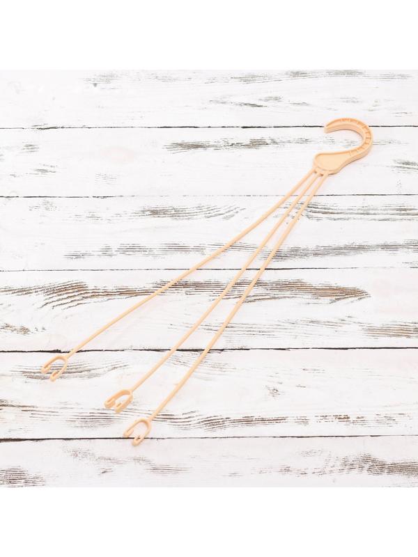 Кашпо для цветов с поддоном «Алиция», 4,3 л, цвет белая глина, ПОДВЕС В ПОДАРОК