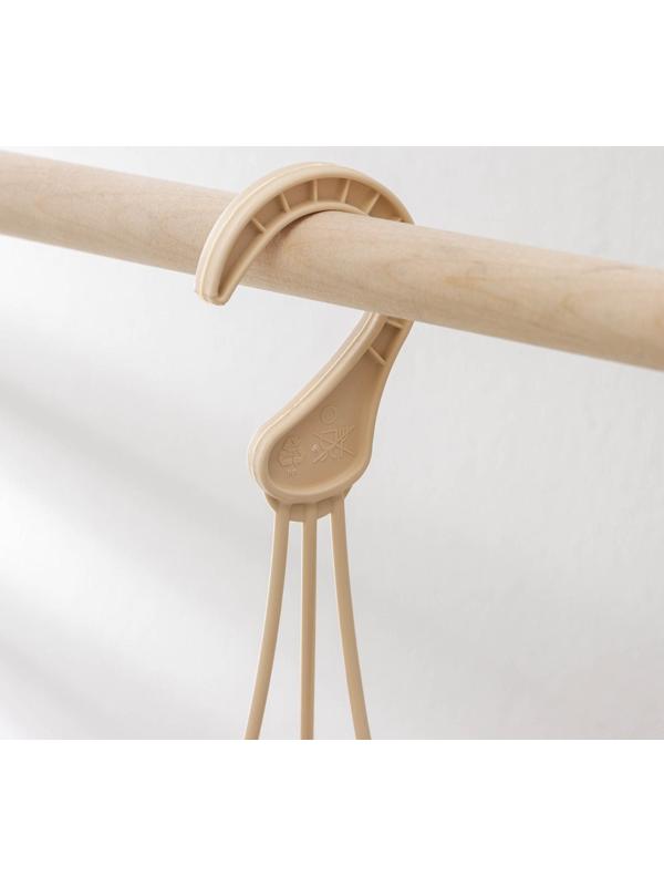 Кашпо для цветов с поддоном «Алиция», 4,3 л, цвет белая глина, ПОДВЕС В ПОДАРОК