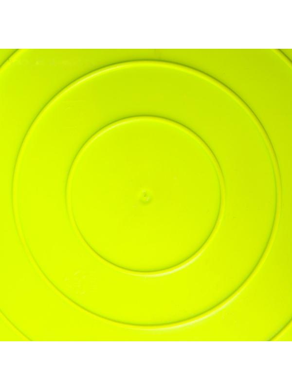 Корзина для белья мягкая, 27 л, 37,5×37,5×30 см, цвет ярко-зелёный