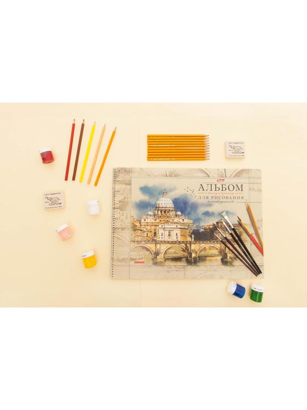 Набор чернографитных карандашей 10 штук, Koh-I-Noor 1696, разной твердости, 2H-2B, L=175 мм