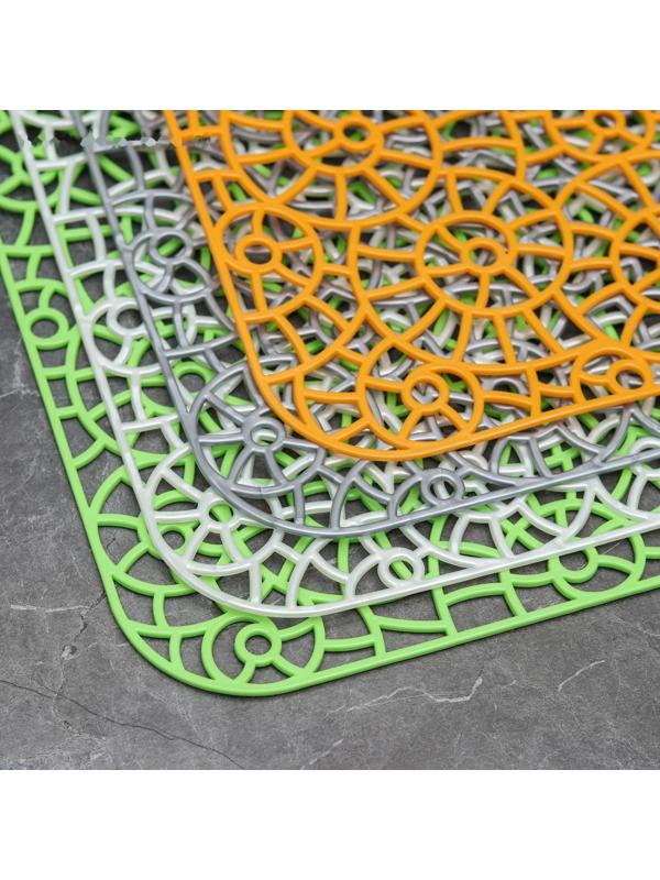 Решетка для раковины «Грата», 28×28 см, цвет МИКС