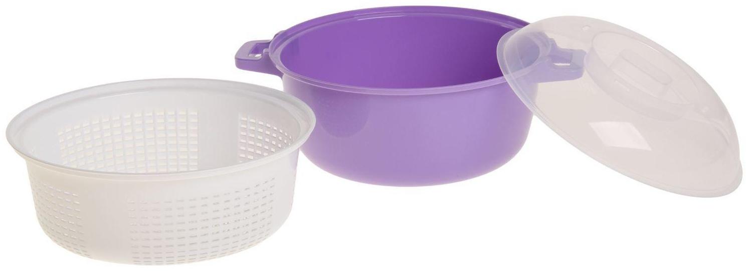 Пароварка для микроволновой печи «Маджико», 3 л, цвет МИКС