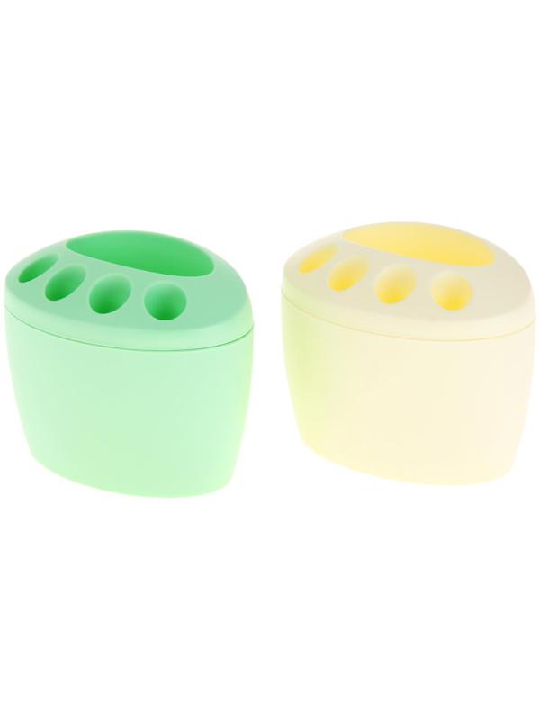 Подставка для зубных щёток «Камея», цвет МИКС