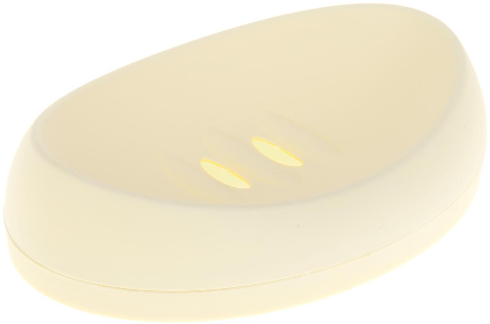 Мыльница «Камея», 14×10×3,5 см, цвет МИКС