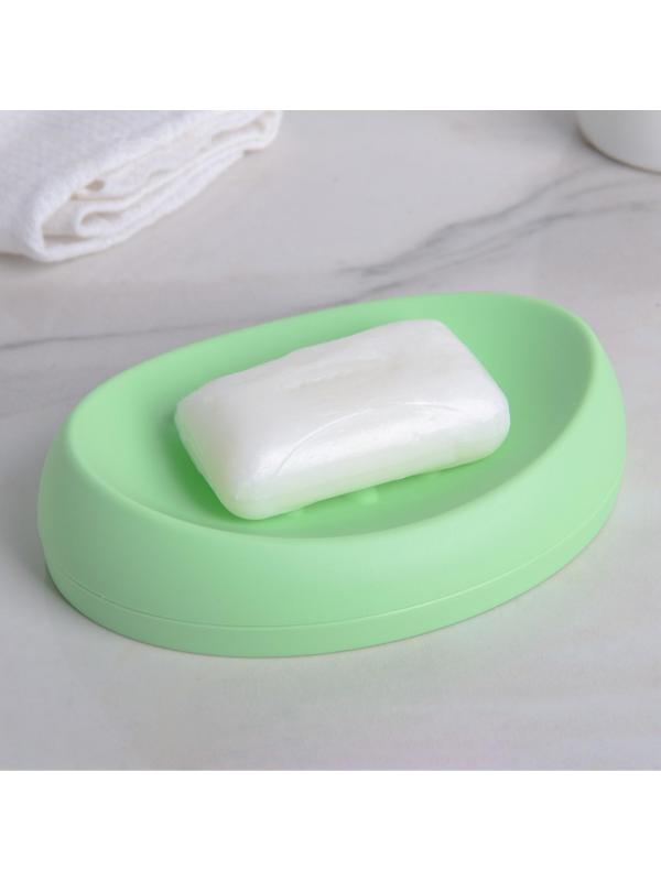 Мыльница «Камея», 14×10×3,5 см, цвет МИКС