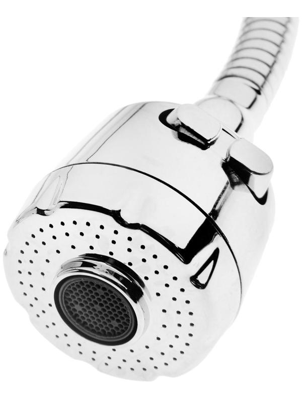 Смеситель для кухни Accoona A4850, однорычажный, гибкий излив, хром