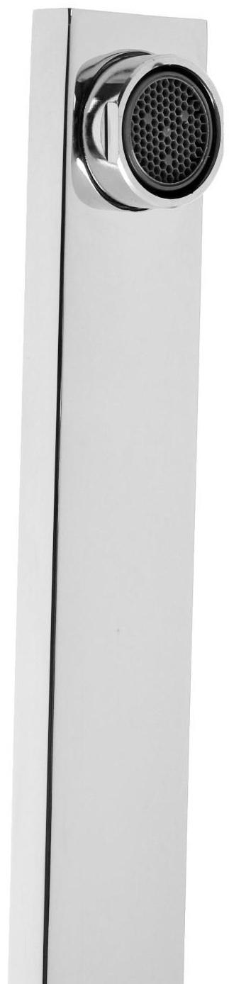 Смеситель для ванны Accoona A7175, двухрычажный, дивертор в корпусе, с душевым набором