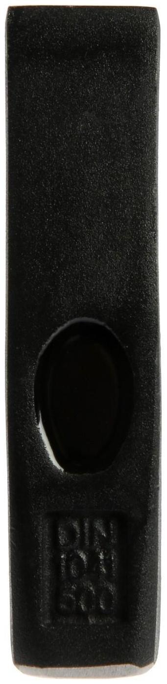 Молоток слесарный ТУНДРА, квадратный боек, фиберглассовая обрезиненная рукоятка, 500 г