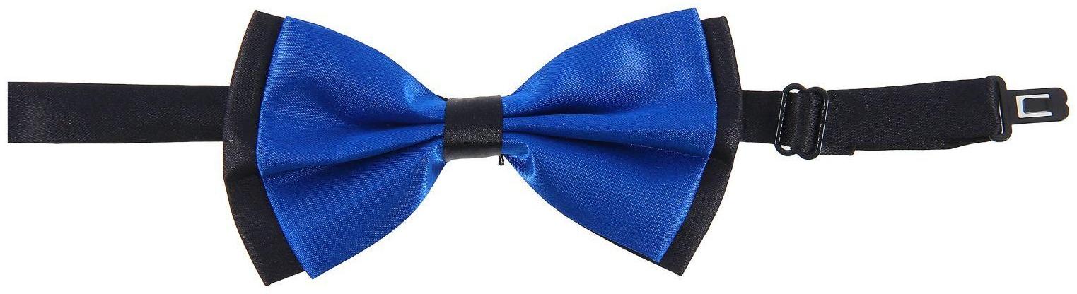 Карнавальная бабочка, цвет синий