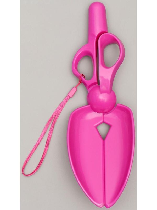 Совок-ножницы для уборки за собаками, микс цветов