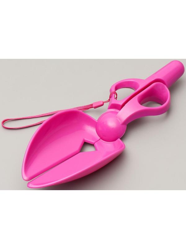 Совок-ножницы для уборки за собаками, микс цветов