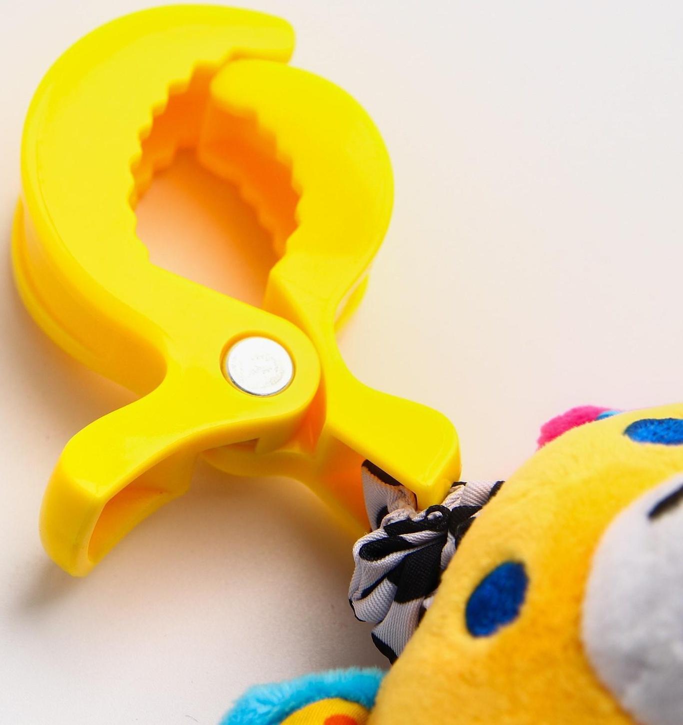 Подвеска музыкальная с прорезывателем «Мишка/обезьянка» на кроватку/коляску, виды МИКС