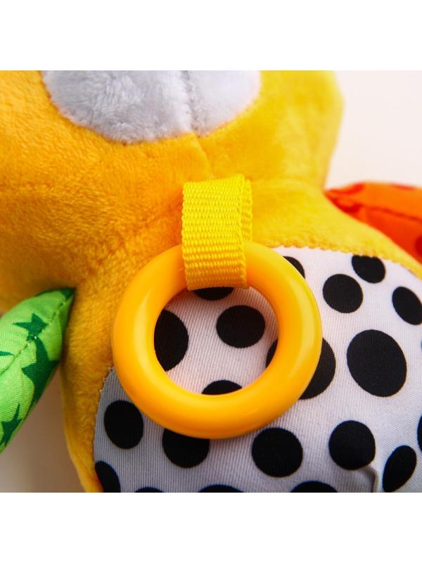 Подвеска музыкальная с прорезывателем «Мишка/обезьянка» на кроватку/коляску, виды МИКС