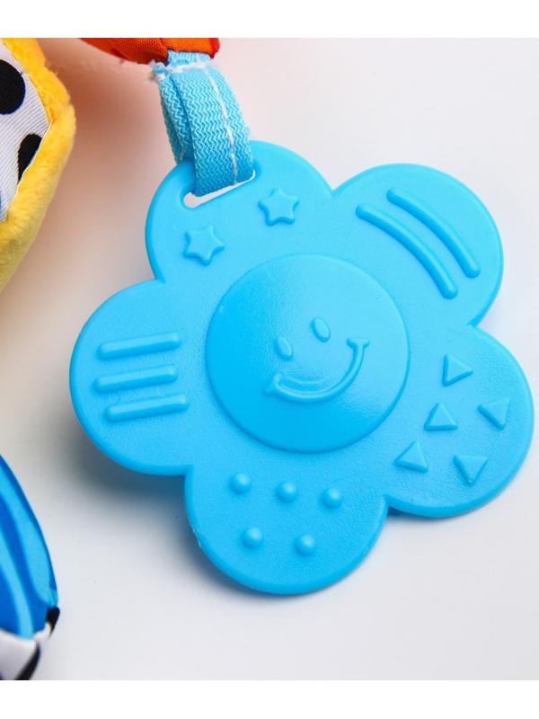 Подвеска музыкальная с прорезывателем «Мишка/обезьянка» на кроватку/коляску, виды МИКС