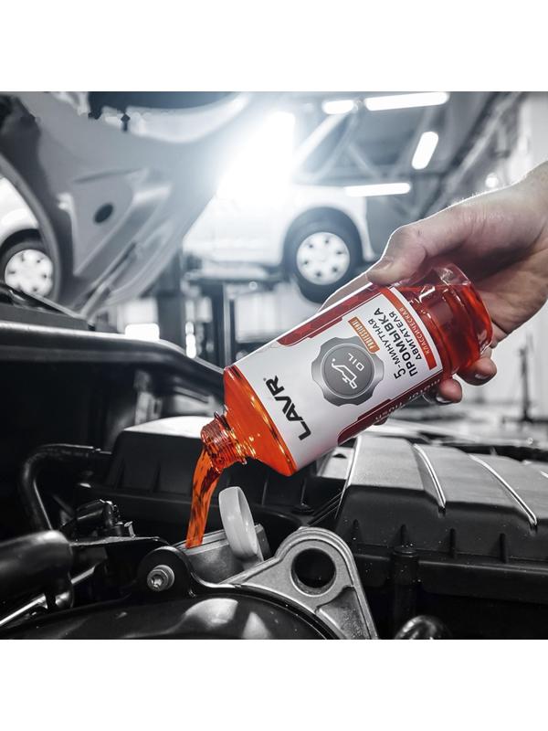 Промывка двигателя LAVR 5-минутная, классическая, 450 мл Ln1003