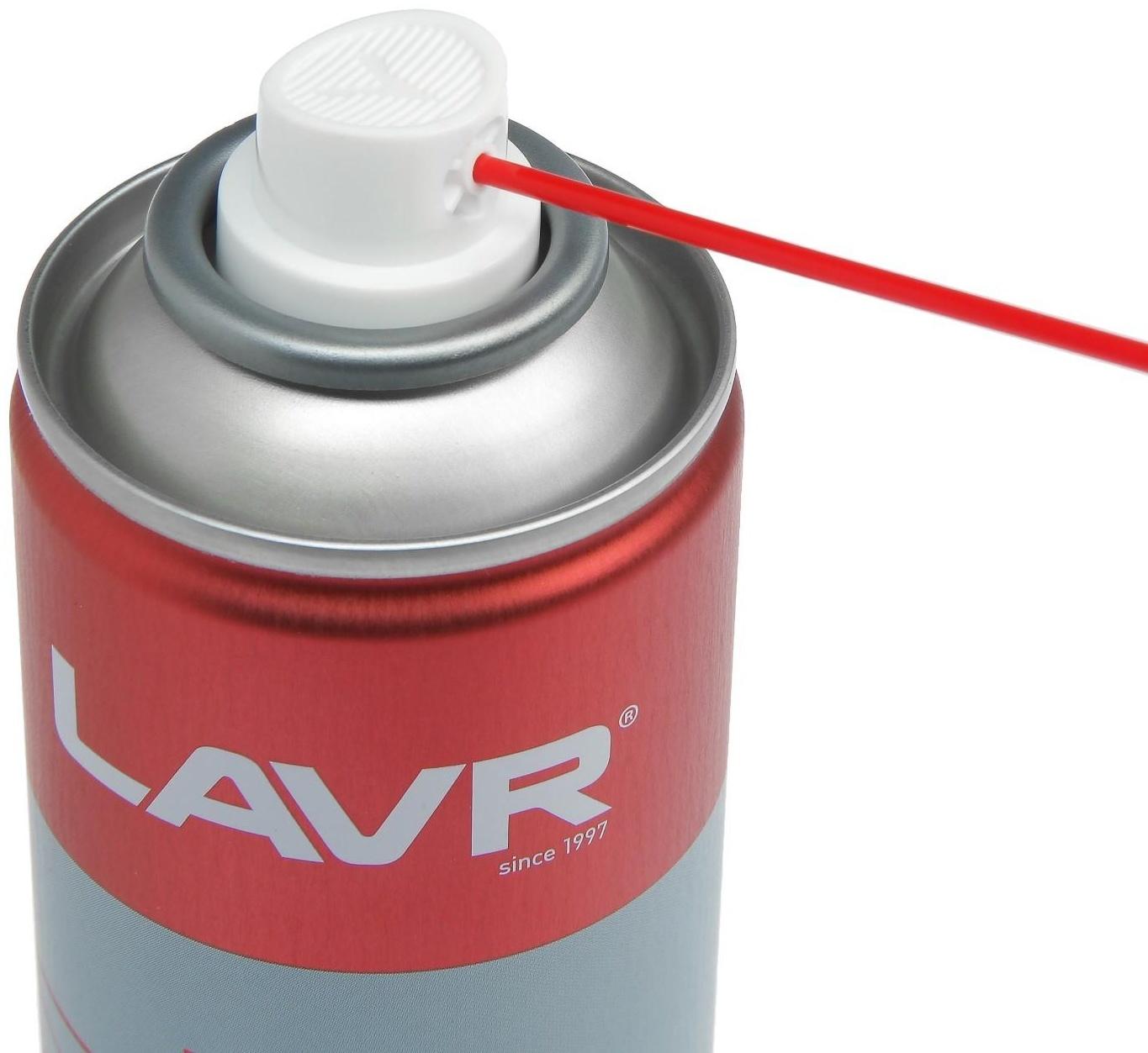 Очиститель карбюратора и дросселя LAVR, 400 мл, аэрозоль Ln1493