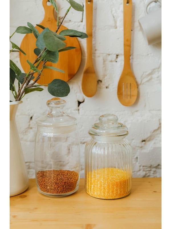 Набор банок для сыпучих продуктов Cesni, 1,1 л, 2 шт