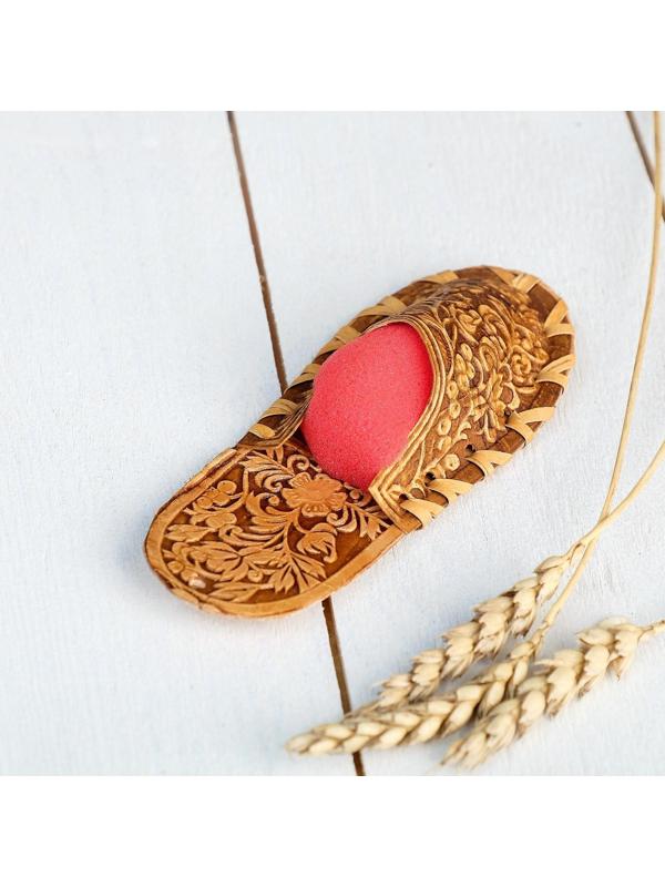 Игольница «Рябинка», 6×14 см, береста