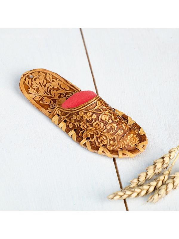 Игольница «Рябинка», 6×14 см, береста